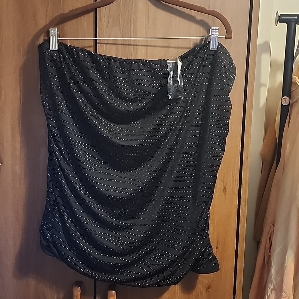 Lane Bryant Sleeveless Tube-Style Tops with Removable Straps 18/20 NWT